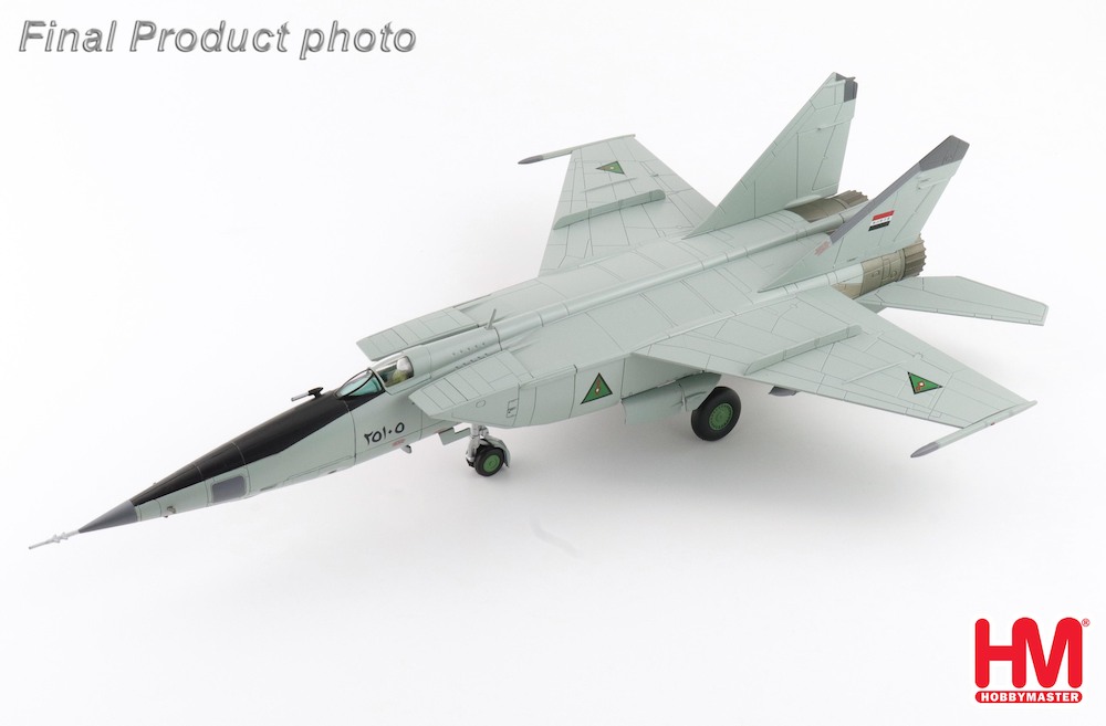 Hobbymaster HA5652 MIG-25RBT Foxbat, 25105, Iraqi AF, National Mu