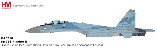 Suchoi Su35S Flanker E Blue 25, 22nd IAP, 303rd DPVO, 11th Air Army, VKS (Russian Aerospace Forces) HA5710