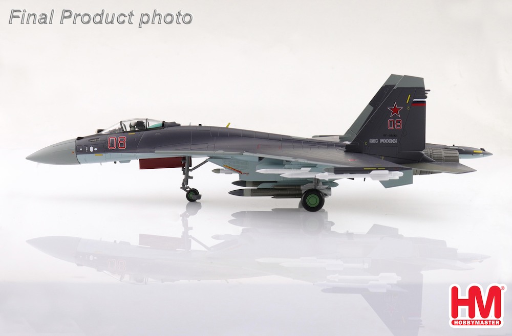 Hobbymaster HA5712 Suchoi Su35S Flanker E Red 08/RF-93648