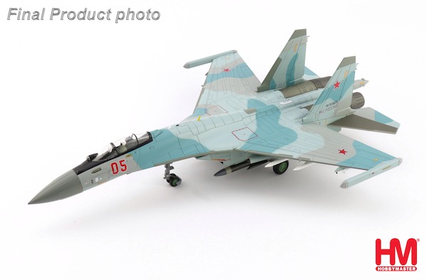 Suchoi Su35S Flanker E Red 05/RF-93809, Russian Air Force, 2025 (w/Khibiny-U ECM pods) HA5718