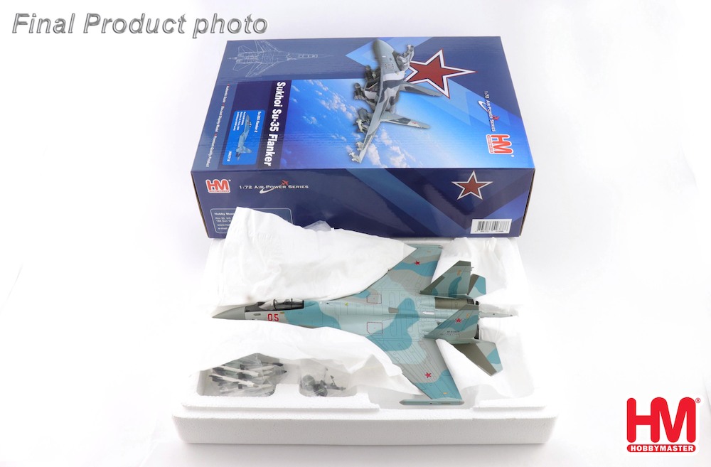 Hobbymaster HA5718 Suchoi Su35S Flanker E Red 05/RF-93809, Russia