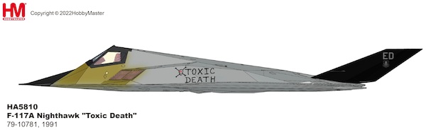 F117A Nighthawk USAF, "Toxic Death" 79-10781, 1991 HA5810