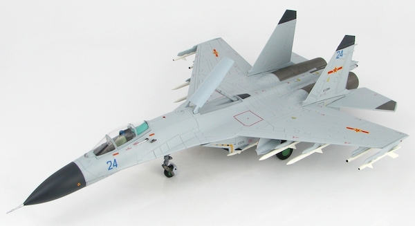 Sukhoi Su27 Flanker B J-11BH Chinese multi-role fighter, Blue 24, 2014  HA6002