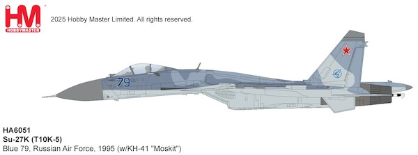Sukhoi Su-27K Sea Flanker (T10K-5) Blue 79, Russian Air Force, 1995 (w/KH-41 "Moskit") HA6051