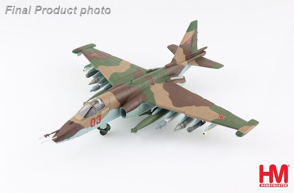 Sukhoi SU25K Frogfoot Red 03, flown by Lt. Col. Alexander Rutskoy, 4th August 1988  HA6107