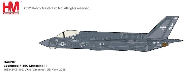 F35C Lightning II JSF 168842/XE-105, VX-9
