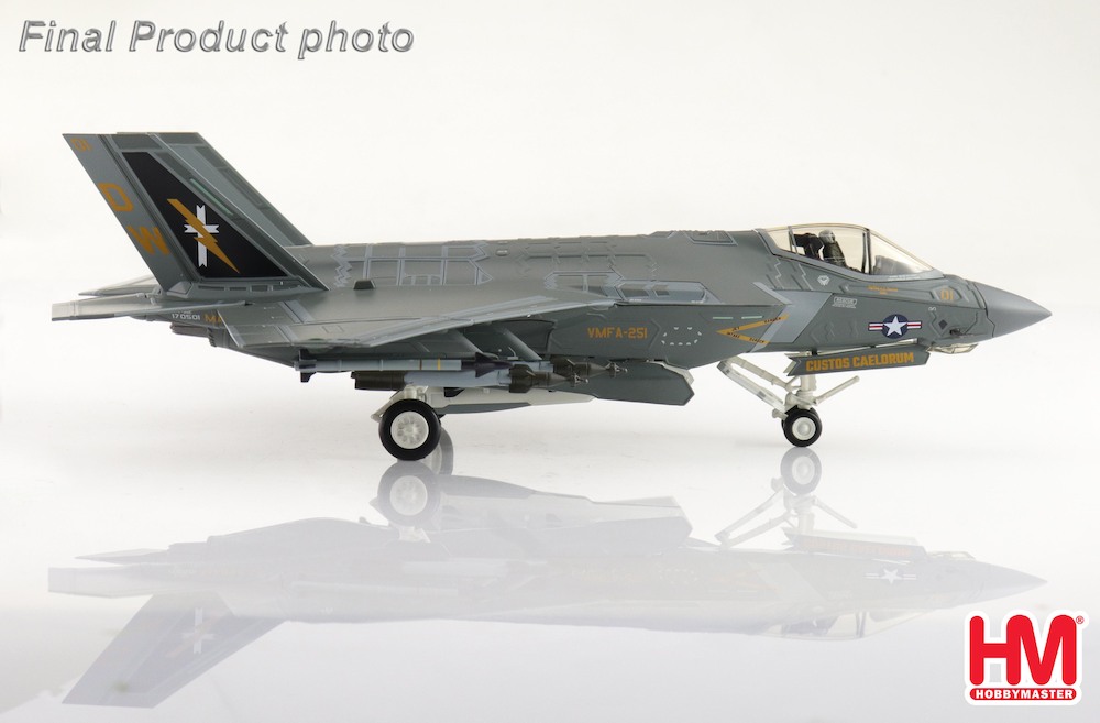 Hobbymaster HA6211 F35C Lightning II US Marines, 170501, VMFA-251