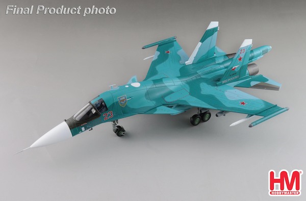 Sukhoi SU34 Fullback Fighter Bomber Red 23, Russian Air Force, Ukraine, March 2023 HA6309