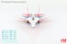 MIG29A Fulcrum Strizhi Aerobatic Team Russian Aerospace Force, 2019 (with decal of numbers : 29, 30, 31, 32, 34)  HA6511B