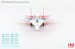 MIG29A Fulcrum Strizhi Aerobatic Team Russian Aerospace Force, 2019 (with decal of numbers : 29, 30, 31, 32, 34)  HA6511B
