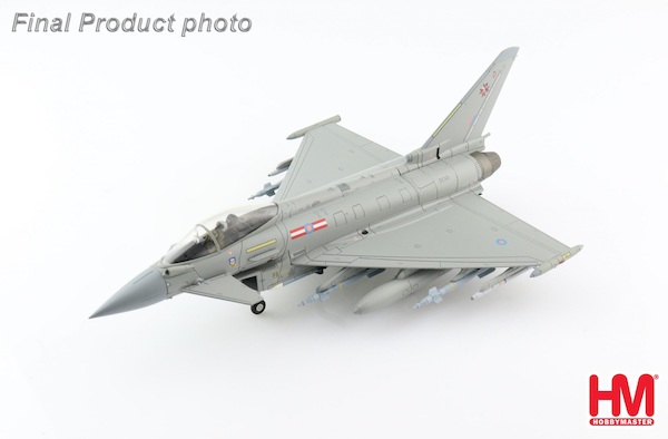 Eurofighter Typhoon FGR4 ZK301/D, 1435 Flight, RAF Mount Pleasant, Falkland Islands, 2015 (with air to air missiles + Paveway IV bombs x 4) HA6616b