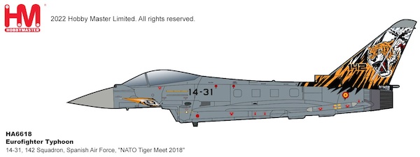 Eurofighter Typhoon 14-31, 142 Squadron, Spanish Air Force,