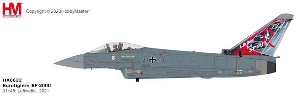 Eurofighter Typhoon 31+45, Luftwaffe, 2021 HA6622