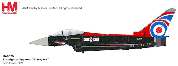Eurofighter Typhoon "Blackjack" ZJ914, RAF, 2021  HA6629