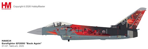 Eurofighter EF2000 "Back Again" 31+07, TaktLwG, 2025  HA6634