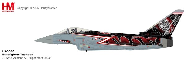 Eurofighter EF2000 7L+WO, Austrian AF, "Tiger Meet 2024" HA6636