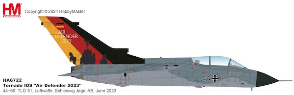 Tornado IDS "Air Defender 2023" 44+69, TLG 51, Luftwaffe, Schleswig Jagel AB,  June 2023  HA6722