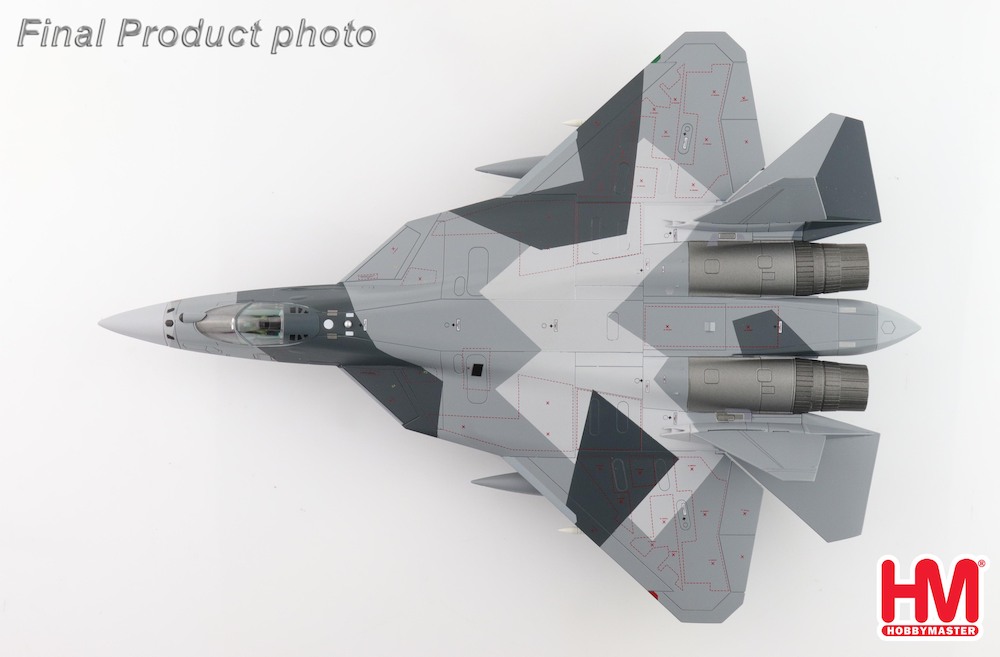 Hobbymaster HA6807 Sukhoi SU57 Stealth Fighter Russian Air Force,
