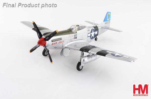 P51D Mustang "Bad Angel" flown by Lt. Louis E. Curdes, 4th FS, 3rd ACG,  Laoag, 1945  HA7747