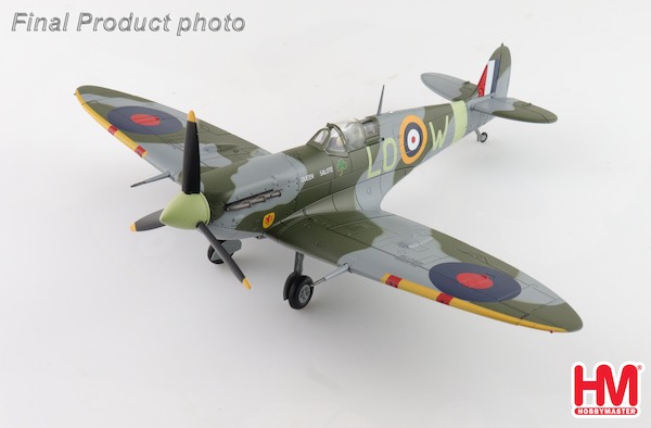 Spitfire Mk. Vb, RAF, BM124, flown by Sqn. Ldr. 'Paddy' Finucane, No. 602 Sqn., 1942 HA7861