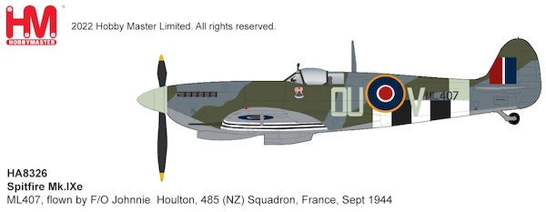 Spitfire Mk.IXc ML407, flown by F/O Johnnie Houlton, 485 (NZ) Squadron, France, Sept 1944 HA8326