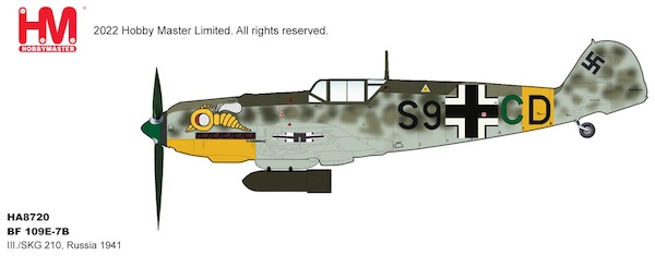 Messerschmitt Bf109E-7B Luftwaffe III./SKG 210, Russia 1941  HA8720