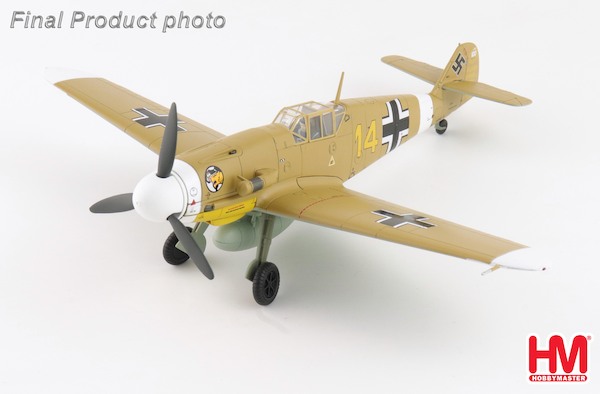 Messerschmitt Bf109F-4 Luftwaffe "Marseille" Yellow 14, 3/JG27, Egypt, Sept. 1942 HA8766