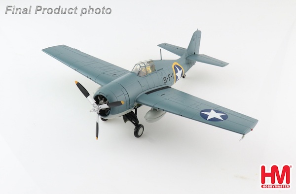 Grumman F4F-4 Wildcat US Navy, "Operation Torch" Lt. DCdr. John Raby, VF-9, USS Ranger, Nov 1942  HA8907