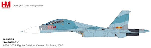Sukhoi SU30Mk2V Flanker 8534, 370th Fighter Division, Vietnam Air Force, 2007  HA9555