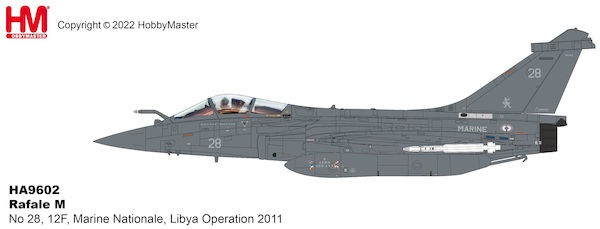 Dassault Rafale M No 28, 12F, Marine Nationale, Libya Operation 2011 HA9602