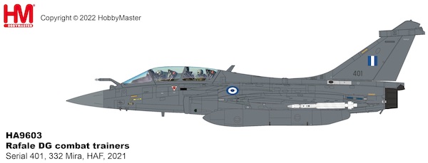 Dassault Rafale DG multirole fighter 401, 332 Mira, HAF, 2021 HA9603
