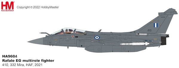 Dassault Rafale EG multirole fighter 410, 332 Mira, HAF, 2021 HA9604