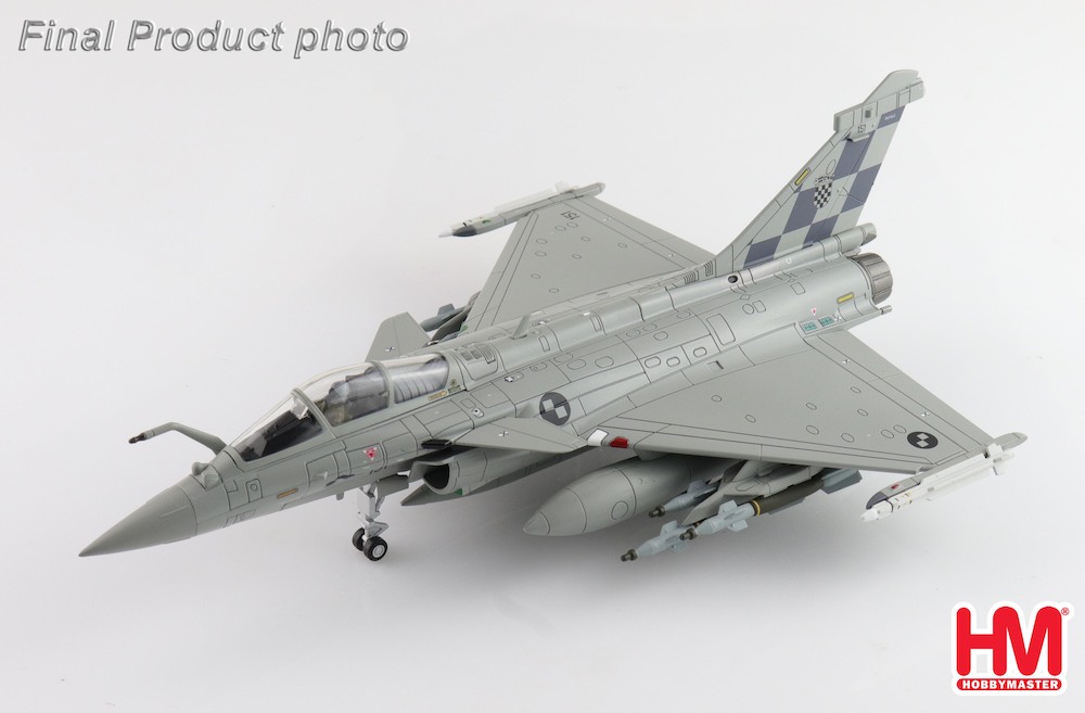 NUOTIE 1/100 Scale Dassault Rafale B Fighter Jet Model - Diecast Metal, Pre-Built Display Replica