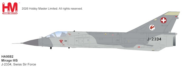 Dassault Mirage IIIRS J-2334, Swiss Air Force HA9852