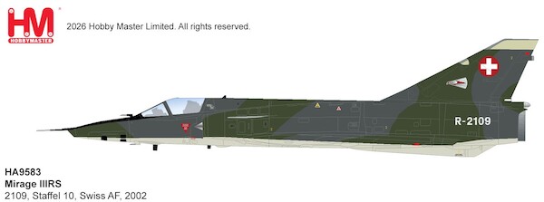 Dassault Mirage IIIRS R-2109, Staffel 10, Swiss Air Force, 2002  HA9853