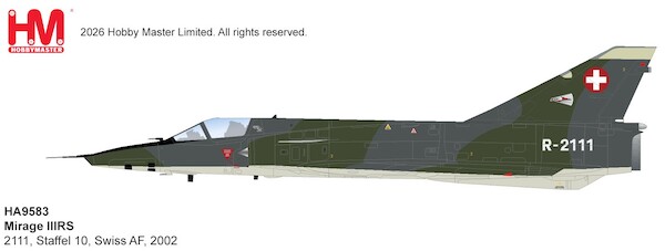 Dassault Mirage IIIRS R-2111, Staffel 10, Swiss Air Force, 2002  HA9853