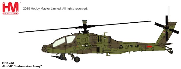 Boeing AH-64E Apache Indonesian Army HH1222
