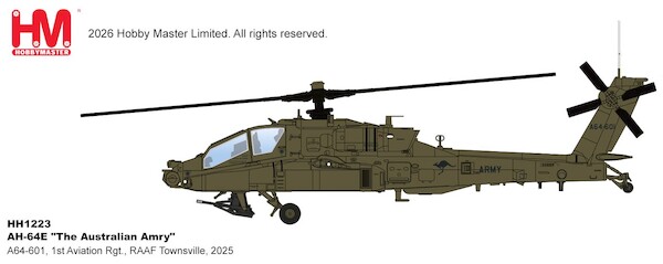 Boeing AH-64E Apache "The Australian Army" A64-601, 1st Aviation Rgt.,  RAAF Townsville, 2025  HH1223