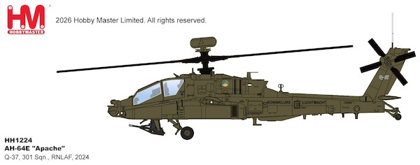 Boeing AH-64E Apache Royal Netherlands Air Force, KLu, Q-37, 301 Sqn., RNLAF, 2024  HH1224
