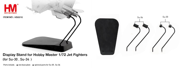 Display Stand for Hobby Master 1/72 Jet Model Display Stand (for Su-30, Su-34)  HS0010