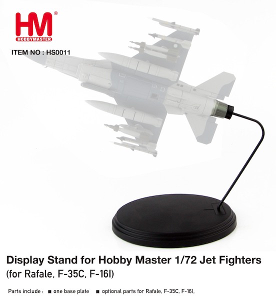 Display Stand for Hobby Master 1/72 Jet Model Display Stand (for Rafale, F-35C, F-16I)  HS0011