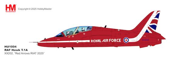 British Aerospace  BAe Hawk T1 RAF XX202, "Red Arrows RIAT 2025"  HU1004