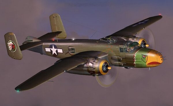 North American B25J "Strafer" Mitchell  01E02