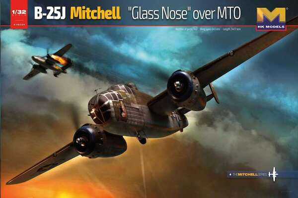 North American B25J Mitchell Glassnose over MTO  01E024