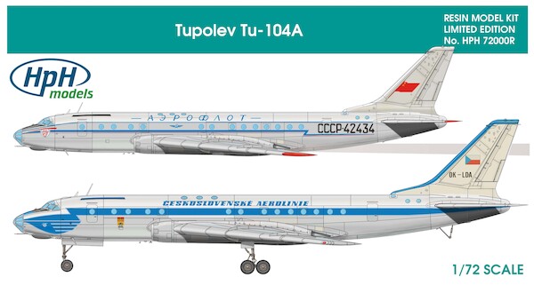Tupolev Tu104 (Aeroflot, CSA) (LIMITED stocks!) HPH72028L