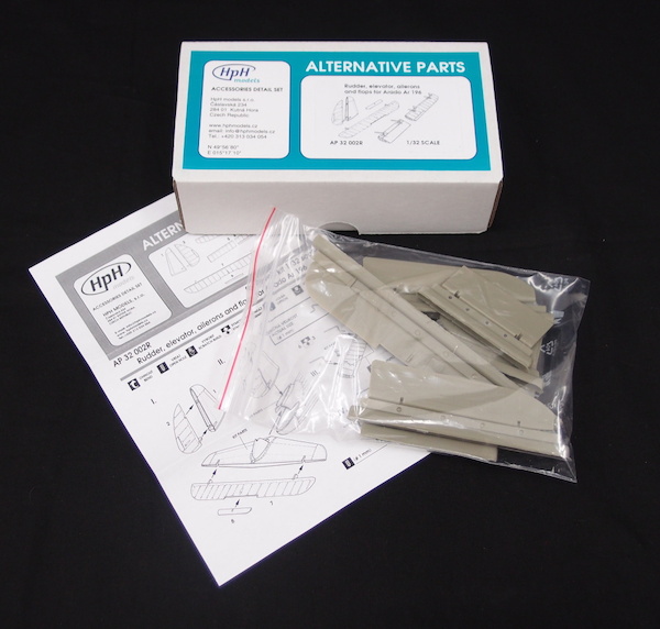 Arado AR196A-3 Control surfaces (Revell) HPHAP32002R