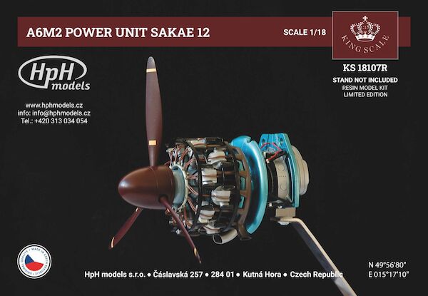 Power unit Mitsubishi A6M2 Zero (SAKAE 12) (LAST STOCK ARRIVED TODAY) HPHKS18107R