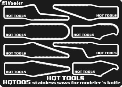 Stainless Saw for modellers knives (8)  HQT005