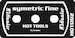 Stainless razor Saw symetric fine (1 pieces) HQT002