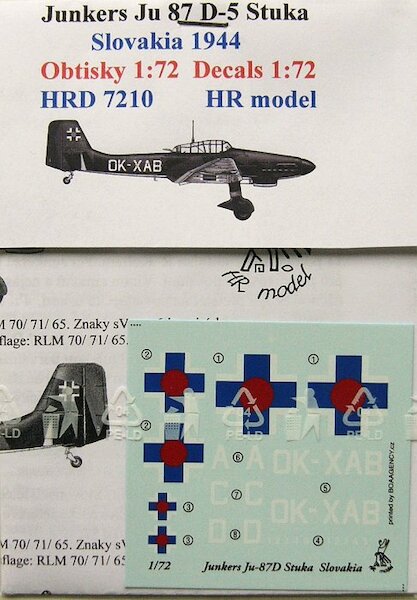 Junkers Ju87D-5 (Slovak AF)  HRD7210